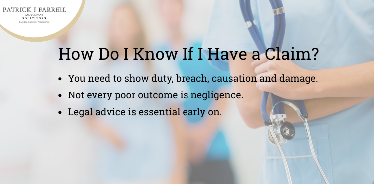 How Do I Know If I Have a Claim for medical negligence ireland