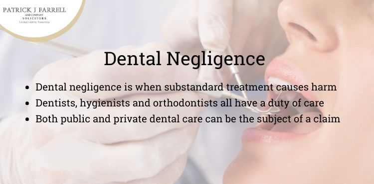 what is dental negligence ireland